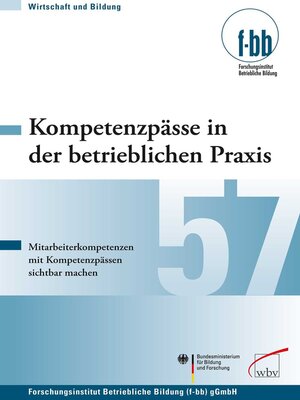 cover image of Kompetenzpässe in der betrieblichen Praxis